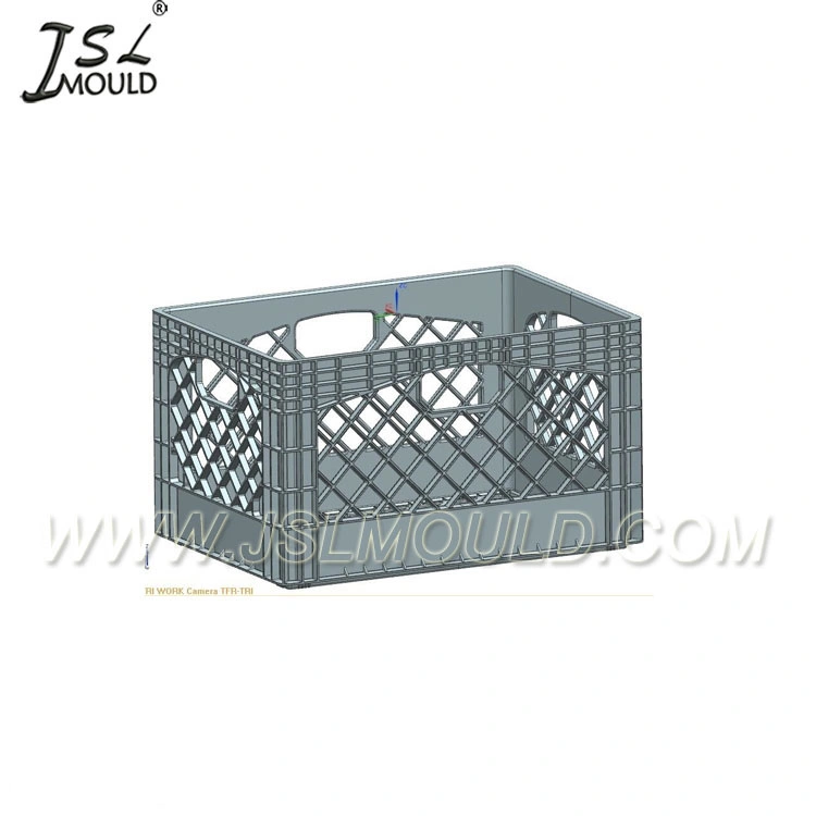 Customized Injection Plastic Crate Bin Mould for Storage